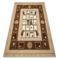 Tapis BCF Morad DZETA géométrique, classique - beige