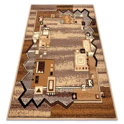Tapis BCF Morad BORDURE classique - beige