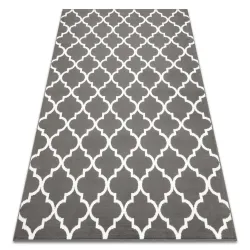 Tapis BCF Morad TRELIS trèfle marocain - anthracite, gris