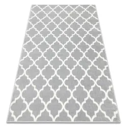 Tapis BCF Morad TRELIS trèfle marocain - gris clair