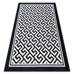 Tapis ANTIKA 122 tek, moderne, lavable grec - ivoire / gris