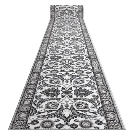 Tapis de couloir MATEO 8037/644 tapis classique gris à motifs floraux