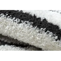 Tapis géométrique, parfait pour le jardin ou la terrasse, design résistant aux intempéries