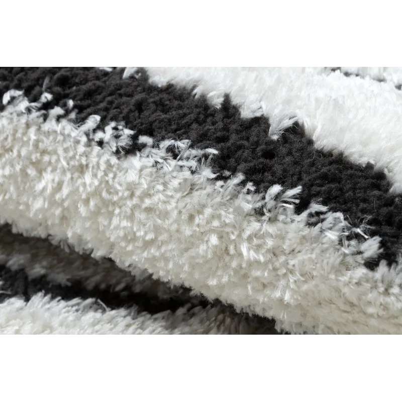 Tapis géométrique, parfait pour le jardin ou la terrasse, design résistant aux intempéries