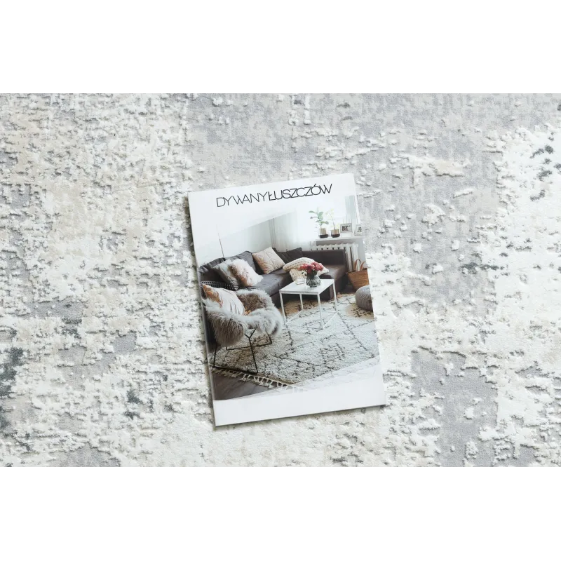 Tapis moderne DUKE 51378 crème et gris, ajout élégant à n'importe quelle pièce