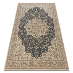 Tapis LEGEND 468 03 GB500 laine OSTA - Rosace, cadre exclusif beige / gris