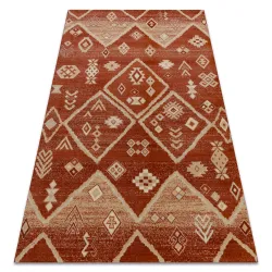 Tapis LEGEND 468 15 GB300 laine OSTA - Boho, exclusif rouge / beige