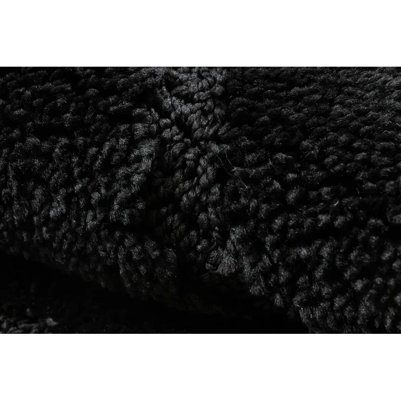 Dywan łazienkowy SUPREME WAVES fale, antypoślizgowy, miękki - czarny