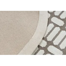 Dywan PEARL 53132B beż / krem - Geometryczny, ekskluzywny, strukturalny 