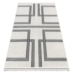 Tapis AMOUR 53091C crème - Géométrique, lignes moderne, élégant