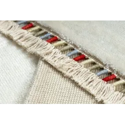 Dywan HERIZ A0987C Ramka krem - z bambusowej przędzy, ekskluzywny, stylowy