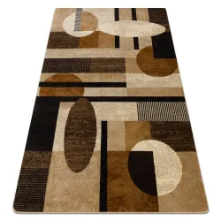 Tapis ROYAL 5376 Géométrique, Cercles - beige / crème