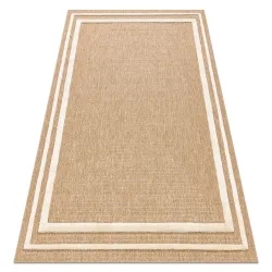 Tapis SPARK 0687A beige / crème - Bordure, Sisal, structuré