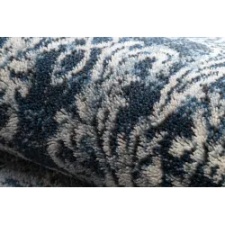 Tapis NAIN élégant, idéal pour des intérieurs sophistiqués en bleu foncé