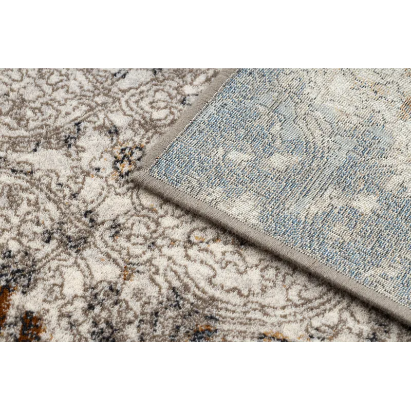 Tapis doux avec motif vintage, parfait pour le salon ou la chambre