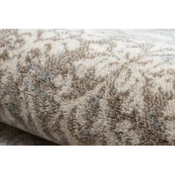 Tapis en laine pour la chambre d'enfant, élégant beige et bleu