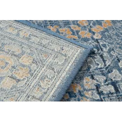 Tapis doux en laine avec texture riche et motif