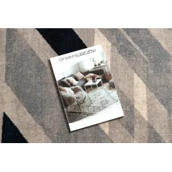 Tapis moderne en laine, motif géométrique, idéal pour le salon