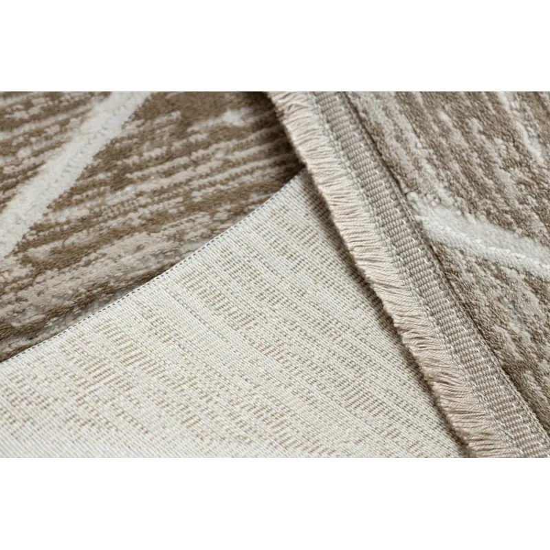 Tapis DUKE 51557 avec texture géométrique, doux et agréable au toucher