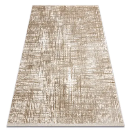 Tapis moderne DUKE A0357 beige, très doux et structuré