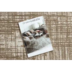 Tapis beige DUKE A0357, style vintage, parfait pour la décoration moderne