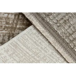 Tapis DUKE A0357 beige, doux et idéal pour le salon