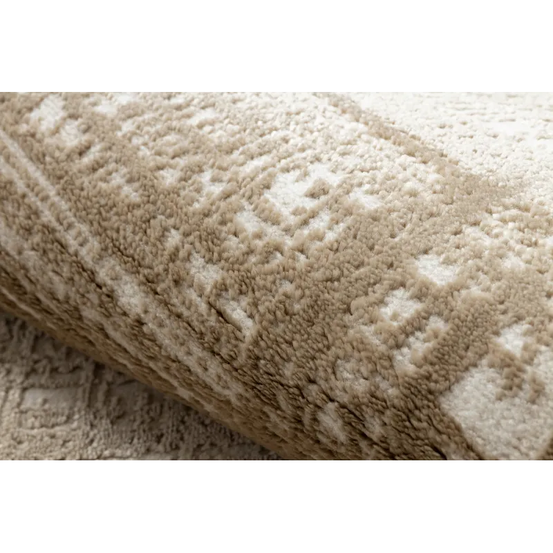 Tapis DUKE A0357 beige, parfait pour l'extérieur ou la terrasse