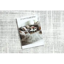 Tapis moderne DUKE A0357 crème, parfait pour les salons contemporains
