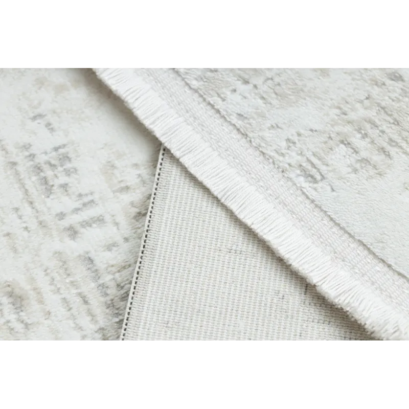 Tapis doux DUKE 51374 crème, parfait pour les salons ou les chambres
