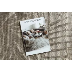 Tapis en sisal élégant dans des tons de gris, parfait pour les intérieurs modernes