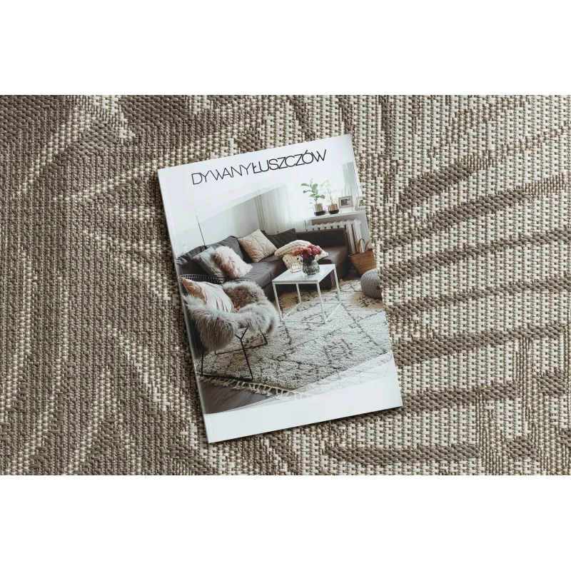 Tapis en sisal élégant dans des tons de gris, parfait pour les intérieurs modernes
