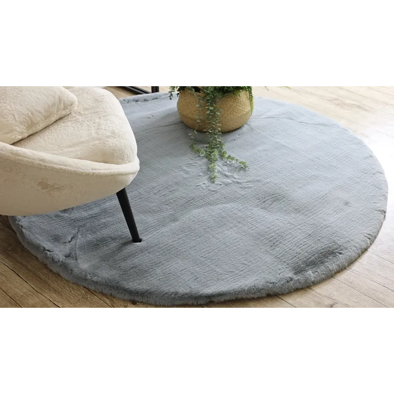 Tapis TEDDY NEW dream 47 shaggy argent, idéal pour un intérieur moderne