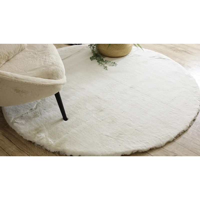 Tapis moderne TEDDY NEW wool 45 crème, élégant et épais