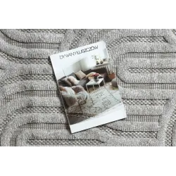 Tapis SANTO élégant gris pour un intérieur moderne