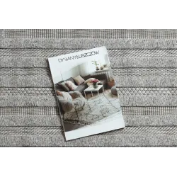 Tapis SANTO gris, idéal pour embellir un salon contemporain