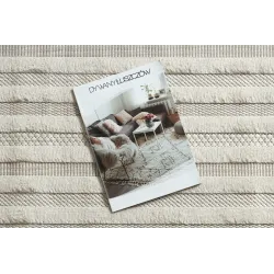 Tapis SANTO blanc en sisal, idéal pour le salon ou la chambre