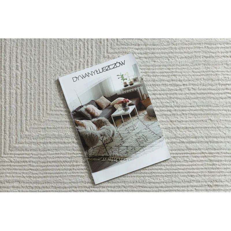 Dywan BALANCE 8788 krem - Geometryczny, strukturalny, glamour 