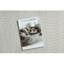Dywan BALANCE 0194 krem - Geometryczny, strukturalny, glamour 