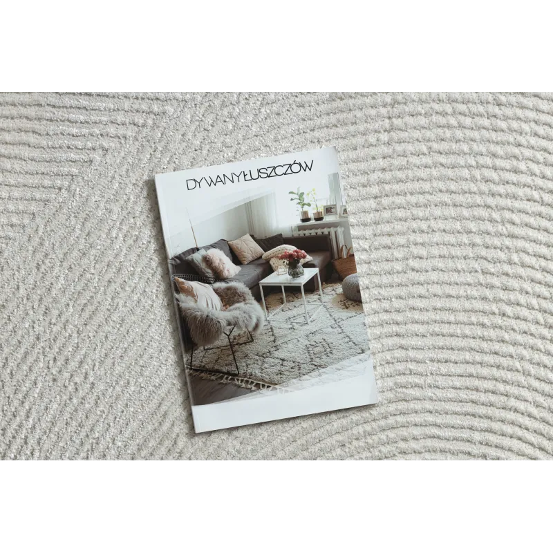 Dywan BALANCE 0194 krem - Geometryczny, strukturalny, glamour 