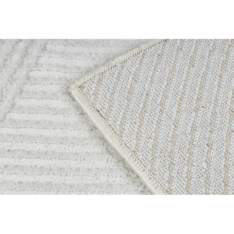 Dywan BALANCE 0194 krem - Geometryczny, strukturalny, glamour 