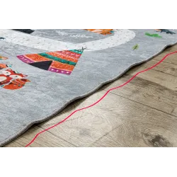 Tapis BAMBINO 2160 avec motifs d'animaux, parfait pour la chambre d'enfant