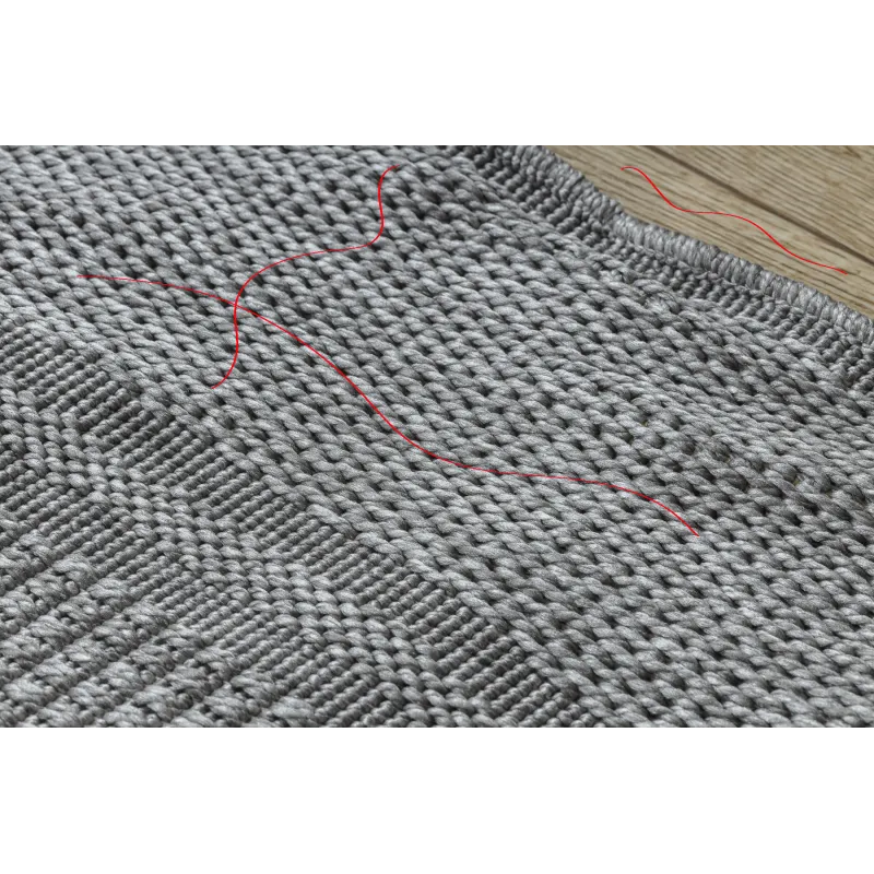 Tapis idéal pour le jardin ou la terrasse, TIMO 5979 en gris clair