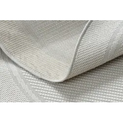 Tapis blanc TIMO 5979 pour l'extérieur, idéal pour embellir votre jardin