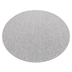 Tapis TIMO 6272 cercle SISAL extérieur gris clair - PRODUIT DE DEUXIÈME QUALITÉ