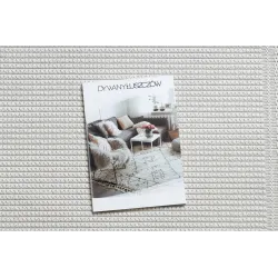 Tapis TIMO 5979 en blanc, idéal pour des espaces modernes