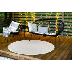 Tapis TIMO 5979 en sisal, durable et au design élégant
