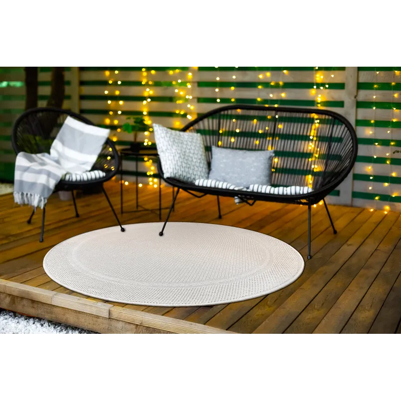 Tapis TIMO 5979 en sisal, durable et au design élégant