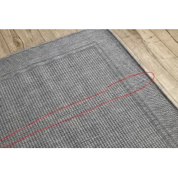 Tapis TIMO 5979 en gris clair pour espaces extérieurs