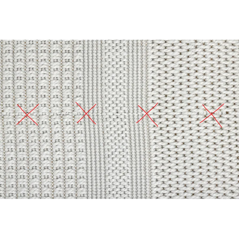 Tapis TIMO 5979 blanc, un choix élégant pour le jardin