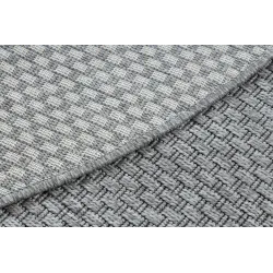 Tapis extérieur TIMO 6272 en sisal gris clair, pour un style moderne